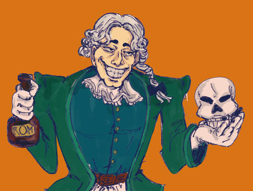 Fanart: Treasure Island (1998) Dr. Livesey HQ